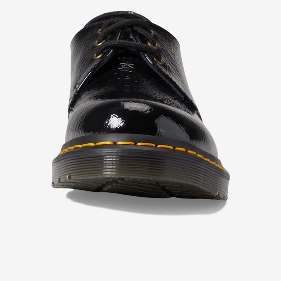 NWOB Dr Martens 1461 WOMEN'S DISTRESSED PATENT OXFORD SHOES size 8 Doc Martens - Picture 3 of 6